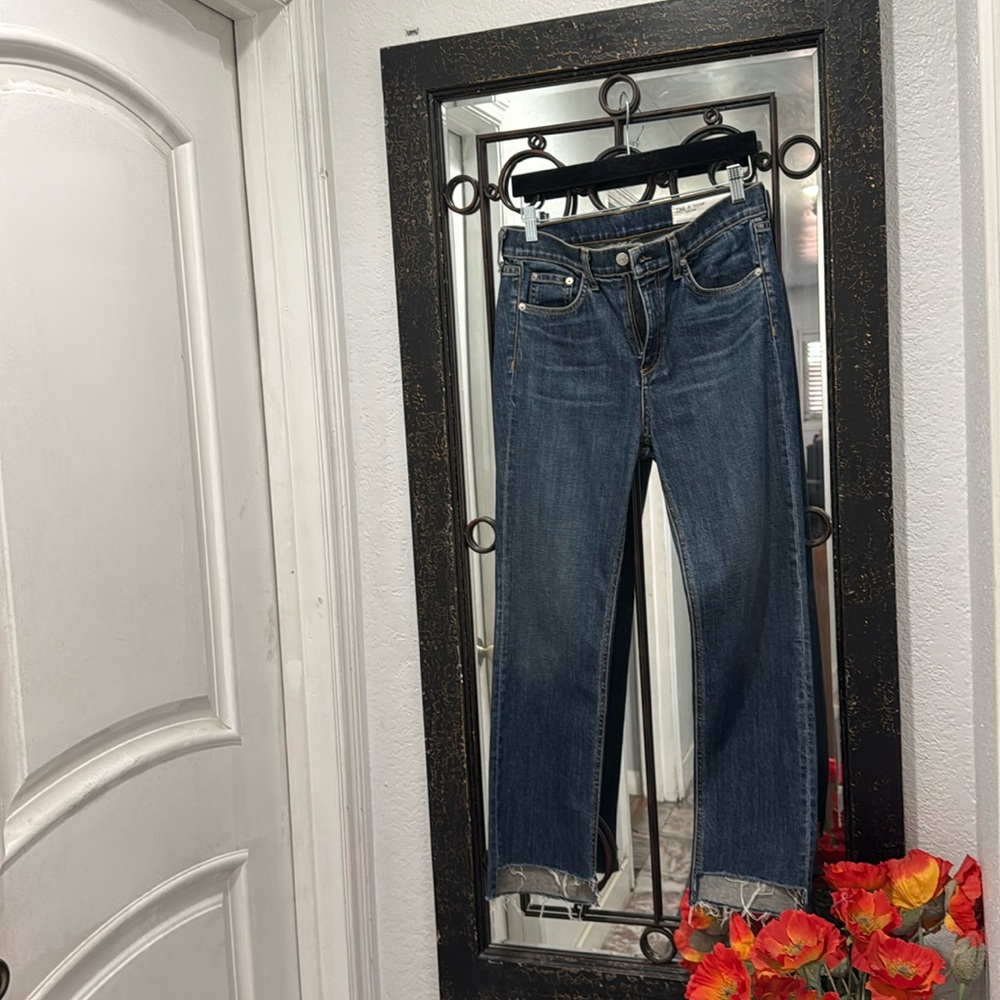 Rag & Bone blue Jeans with Raw Hem